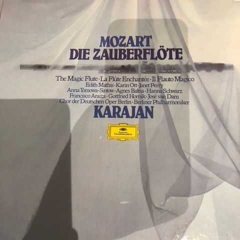 LP-VINYL Mozart: Die Zauberflöte The Magic Flute/3 diske /Helt ny ubrukt