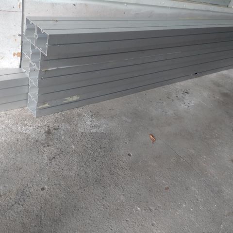 Aluminiumsrør firkantet