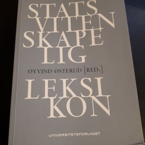 Statsvitenskapelig leksikon