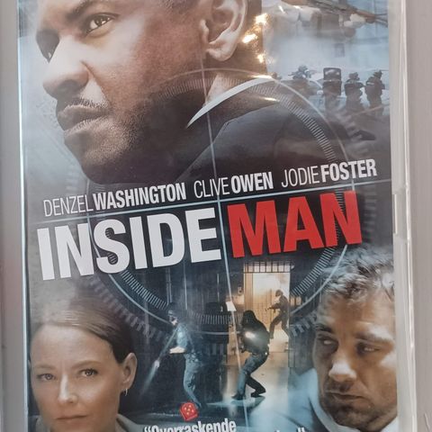 Inside Man - Krim / Drama / Thriller (DVD) – 3 filmer for 2