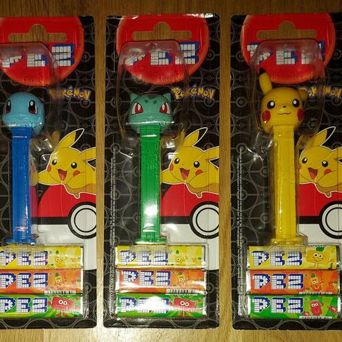 Pokemon Pez selges samlet!