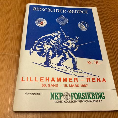 BIRKEBEINER-RENNET RENA - LILLEHAMMER 50. GANG - 15. MARS 1987