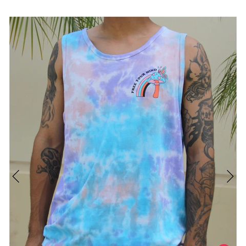 Ny Dikotomy Los Angeles skater FREE YOUR MIND TIE DYE TANK TOP SKU: S