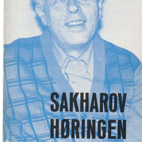 Sakharov høringen 1975 o.omslag ,dansk       174 s.           GM