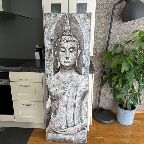 Stort 150 cm høyt buddha bilde