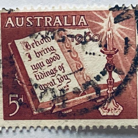 Australia 1960 Christmas  SW 308 Stemplet