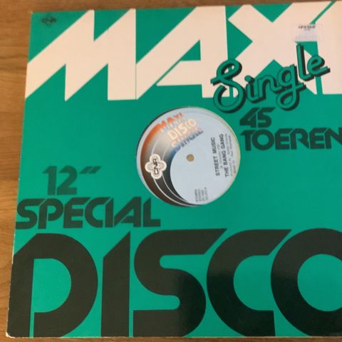 MAXI DISCO SINGLE- 45T Street music The Bang Gang 1982