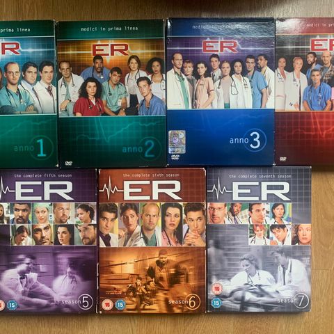 ER sesong 1 til 7 dvd collection