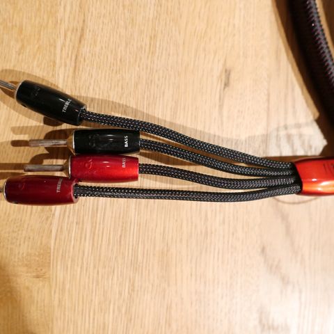 AUDIOQUEST COMET høyttaler kabel  Bi Wire - versjon    3 meter