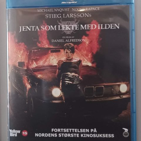 Jenta som lekte med ilden - Drama / Action / Thriller (Blu-ray) – 3 filmer for 2