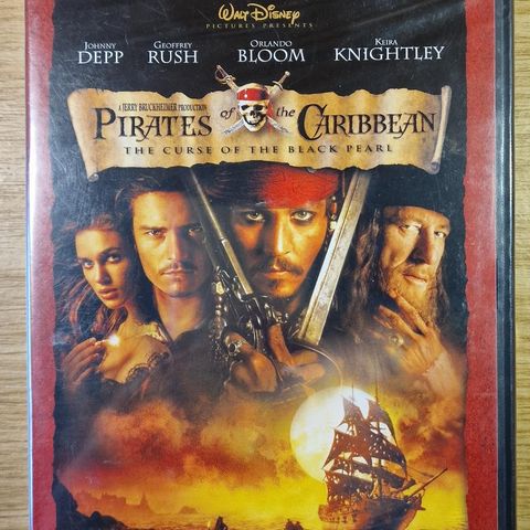 Uåpnet - Pirates of the Caribbean: The Curse of the Black Pearl (2003) DVD