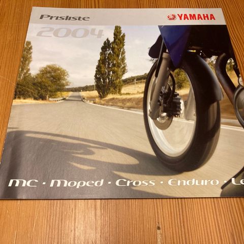 MC-BROSJYRE - YAMAHA PRISLISTE 2004