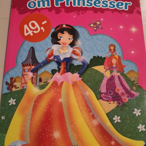 NOEN SIDER ER BRUKT MIN MALEBOK OM PRINSESSER