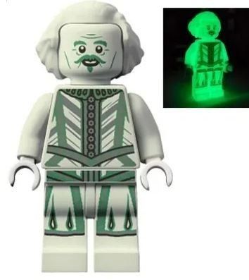 100% Ny Lego Harry Potter minifigur Nearly Headless Nick (Glow)