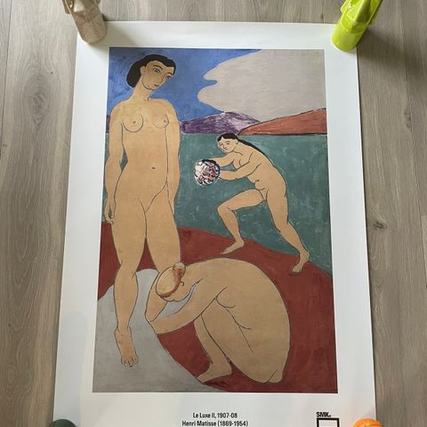 Stor Henri Matisse plakat 70x100