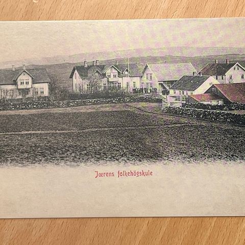 Jærens folkehøgskule (ca 1905) - reproduksjon