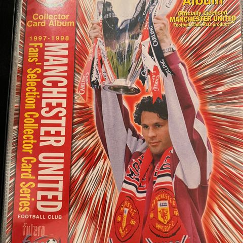 Futera Manchester United 1997-98 fotballkort