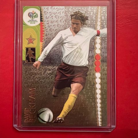 David Beckham Vm 2006 fotballkort