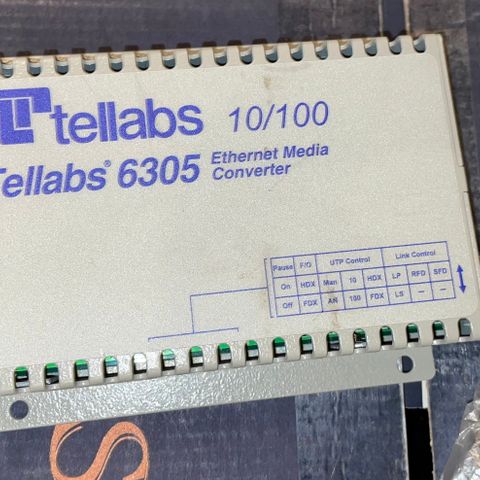 Tellabs CM3411-A  ETHERNET MEDIA CONVERTER