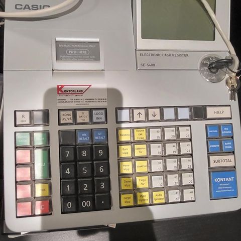 Casio kasseapparat