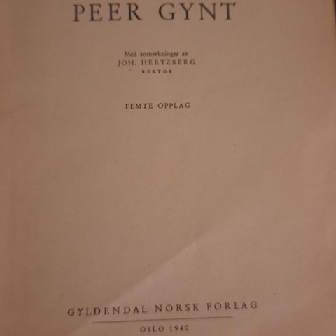 Peer Gynt fra 1940