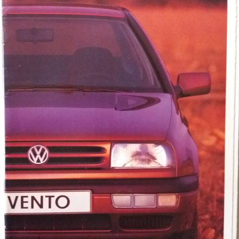 Volkswagen Vento -brosjyre.