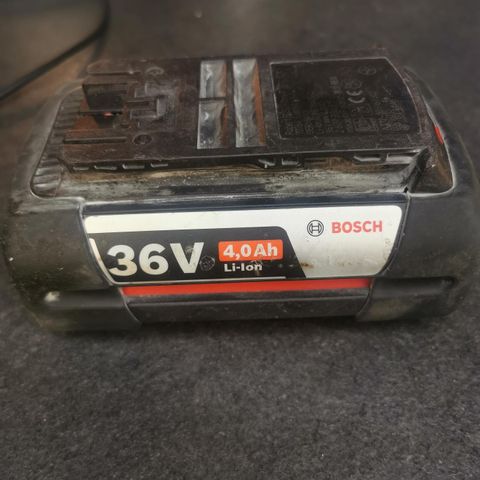 Bosch 36v 4.0ah batteri