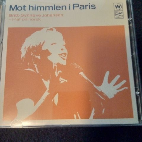 Britt Synnøve Johansen "Mot Himmlen I Paris (Piaf På Norsk)" CD