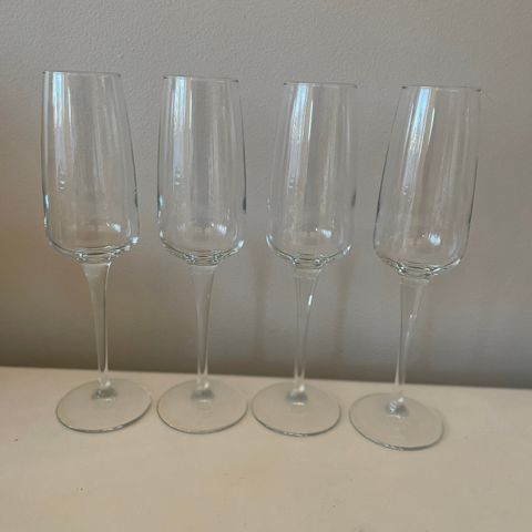 Nye/ubrukte! 4 stk Champagneglass