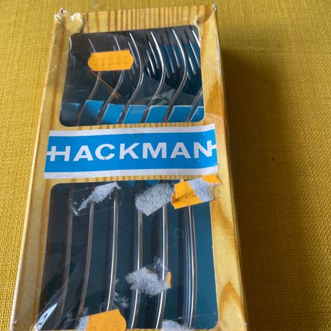 Hackman gafler 6 stk i eske