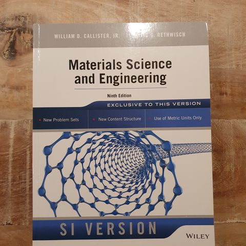 Materials Science and Engineering, 9th Edition, SI Version