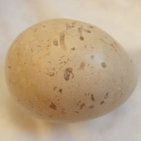 Slipte steiner formet som egg (steinegg)