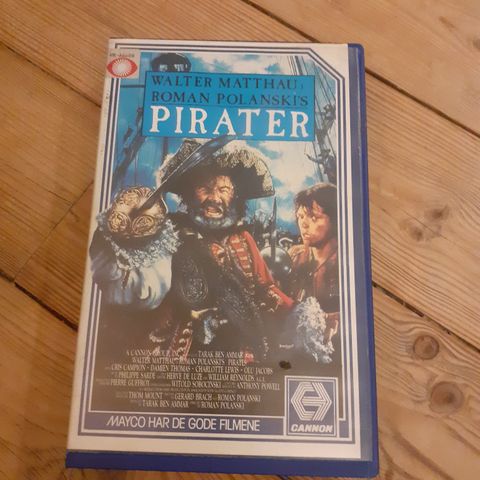 PIRATER. MAYCO. NORSK BIG BOX VHS UTLEIEFILM.