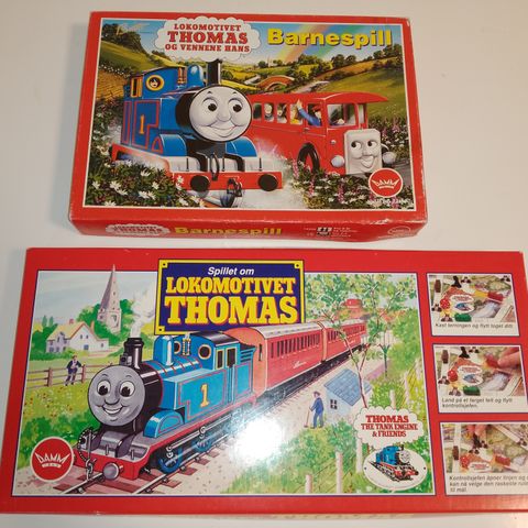 Lokomotivet Thomas og vennene hans Brettspill (to stk)