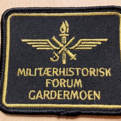 Militærhistorisk Forum Gardermoen tøymerke
