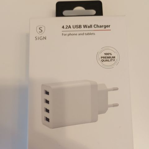 SiGN 4.2A USB Wall Charger