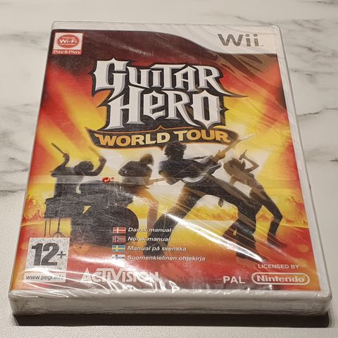Guitar Hero : World Tour (forseglet) - til Nintendo Wii