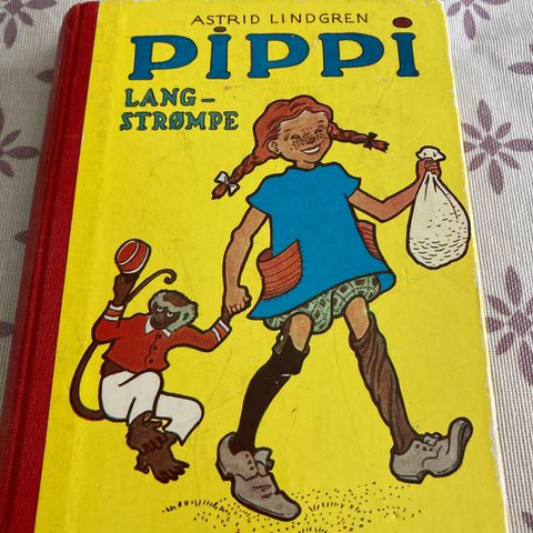 Retro Pippi Langstrømpe av Astrid Lindgren. Utgave fra 1964