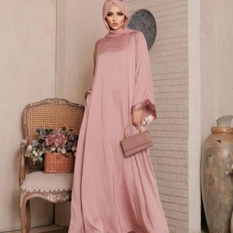 Helda Silk Abaya (Maxi dress)