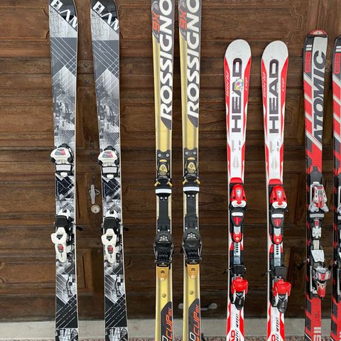 Rossignol 9X World Cup 181 cm med Rossignol 155 Race binding