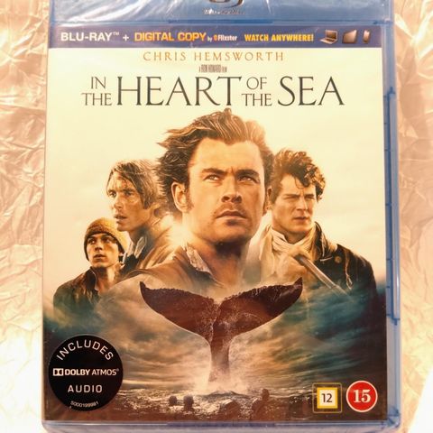 In The Heart Of The Sea "Blu-Ray" (Ny i Plast)