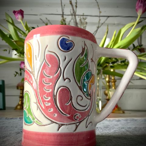 Vintage Keramikk krus Bergen
