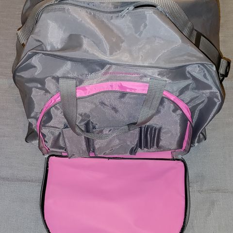 Tupperware demo bag.