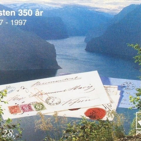 Norge 1995 FH 87 Frimerkehefte Posten 350 med Svalbardmk NK 1238-1245 Postfrisk