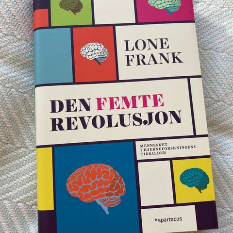 Lone Frank - Den femte revolusjon. Hardback, helt ny