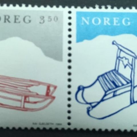 Norge 1994  Juleposten 1995 NK 1219-1220  Postfrisk