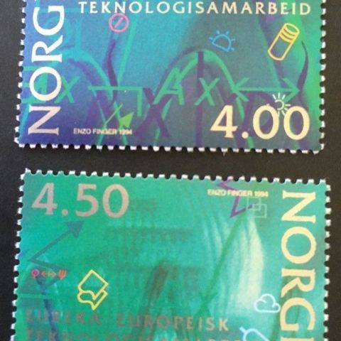 Norge 1994 Norsk Forskning NK 1208-1209 Postfrisk