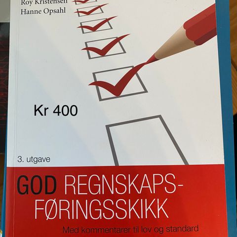 Økonomi og ledelse studie bøker