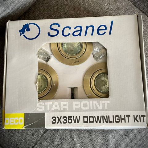 Downlight kit 3x35 W (7 sett)