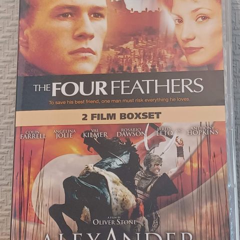 The Four Feathers & Alexander 2 filmer- (DVD) – 3 filmer for 2